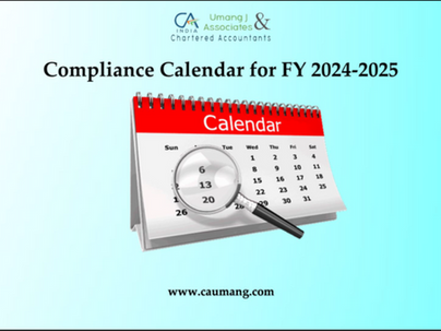 Compliance Calendar FY 2024-2025