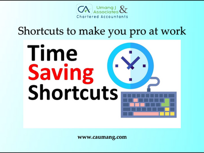 Shortcuts to make you pro.. Excel || Keyboard || Gmail || Chrome etc.