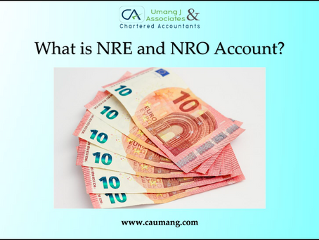What is NRE and NRO Account?