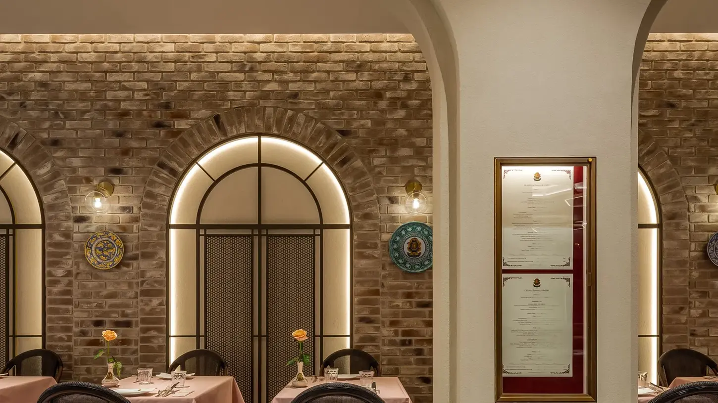 キャン’エンタープライゼズの雄大なアメリカの風土と洗練を融合したブリックタイル、CAN’BRICK「Texas Crenshaw – テキサスクレンショー(TX)」を使った空間。