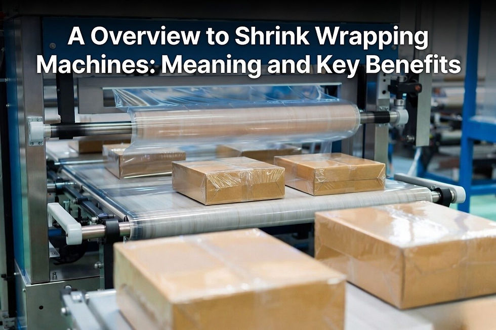 A Overview to Shrink Wrapping Machines: Meaning and Key Benefits