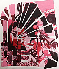 Selfie Portrait with paint