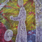 Christian insights. Contemporary Canadian Figurative Art. Catholic art. Christian art. Woman artist. Vancouver artist. Contemporary painting by Bo Grskovich. Acrylic on canvas.