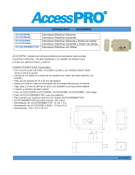 Miniatura: Cerradura Eléctrica / Incluye Llave / Exterior /Izquierda