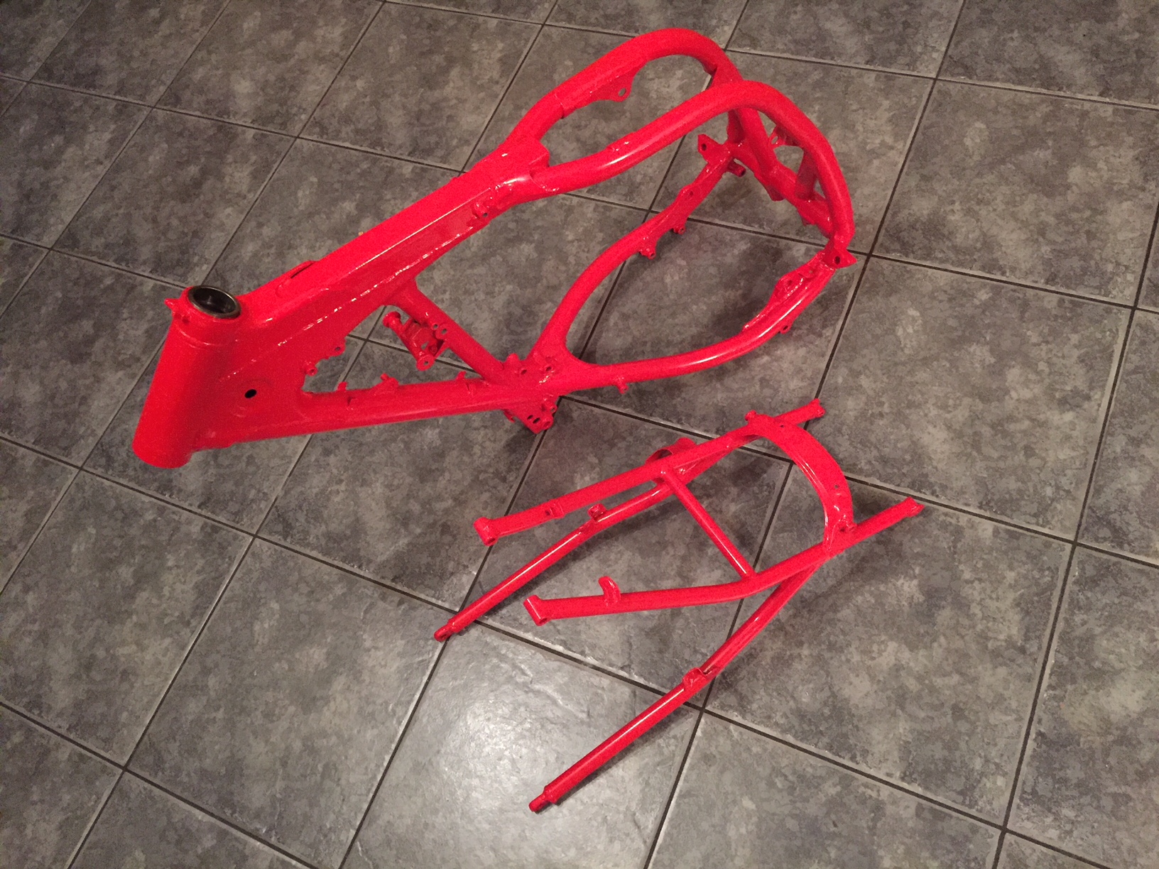 Honda motorbike frame