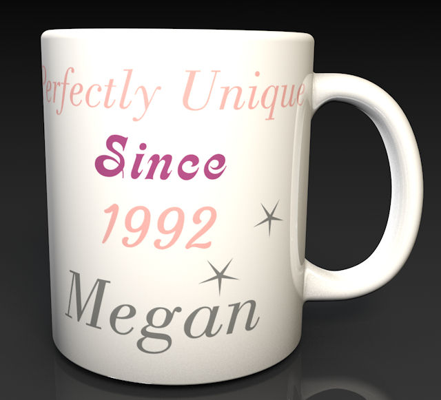 Personalised Mugs any name any words any photograph