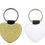 Thumbnail: Personalised Heart Key Ring Glitter - PU Leather Keyrings  Personalised Heart Glitter - PU Leather Keyrings Our imitation PU