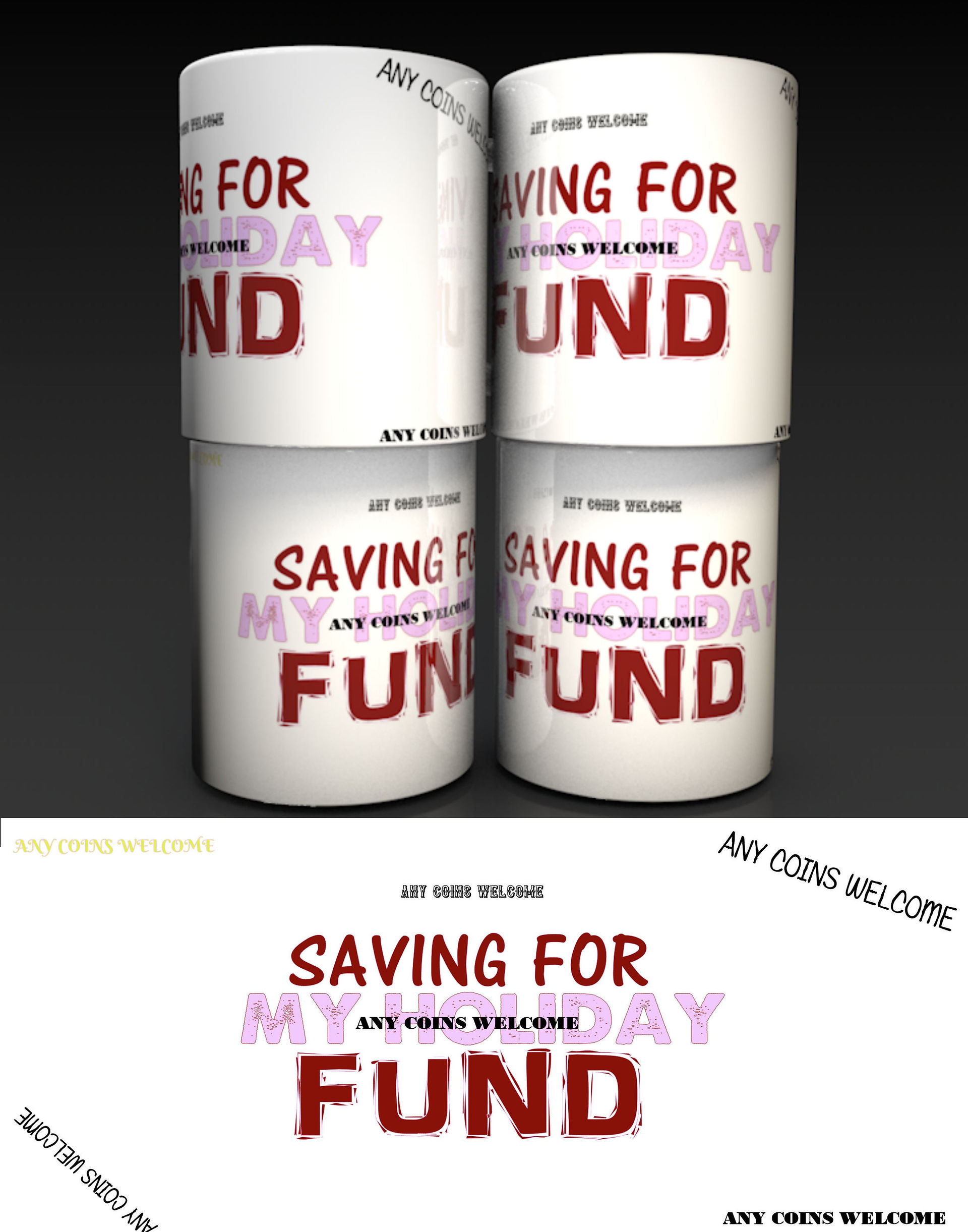 Ceramic Money Pot Holiday Fund