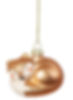 BABY FOX SHAPED Christmas BAUBLE