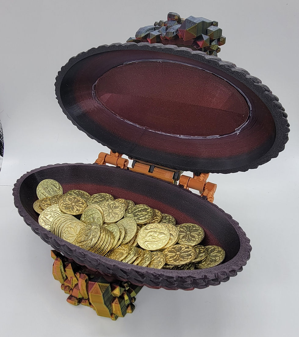 Thumbnail: Dragon claw hinged egg habitat with 90 and 180 degree position stand