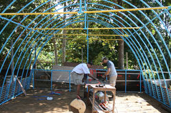 Greenhouse in process