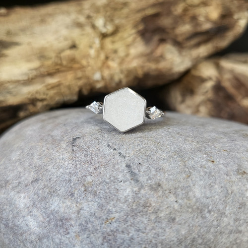 Allure Ashes Inclusion Ring Cumbria Life Casting