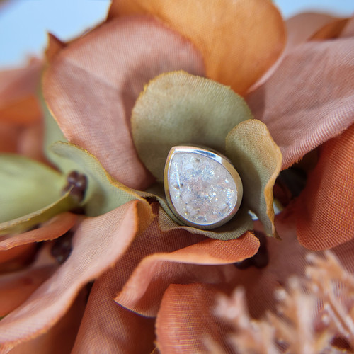 The Teardrop Engraved Ashes Charm Cumbria Life Casting