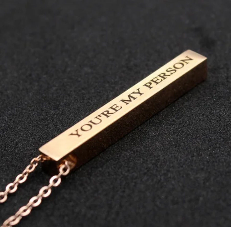 Thumbnail: Rose Gold 3D Vertical Bar