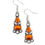 Thumbnail: Push Your LUXE - Orange Paparazzi Earrings