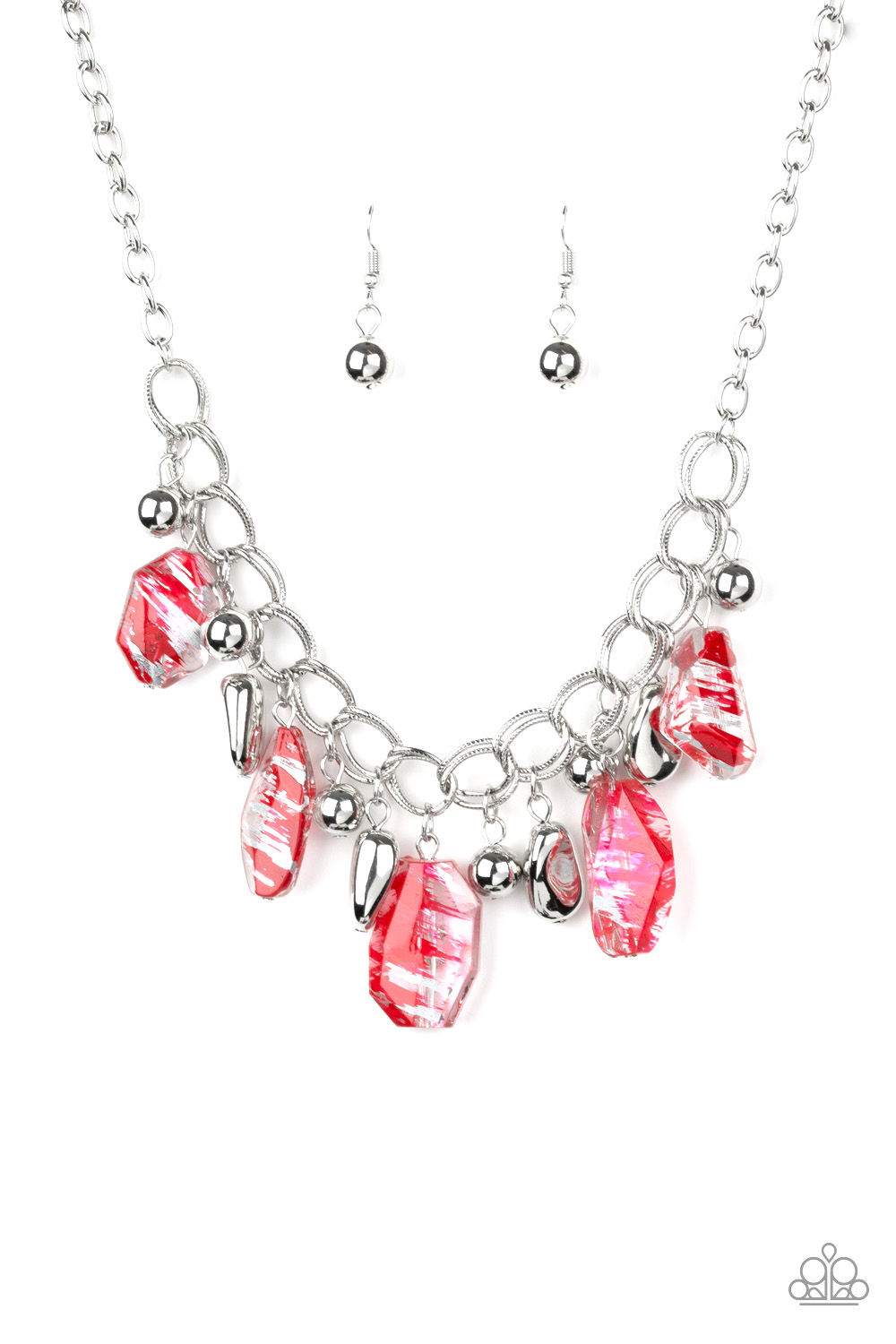 Chroma Drama - Red Paparazzi Necklace