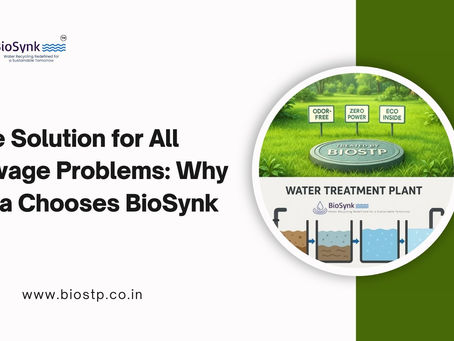 One Solution for All Sewage Problems: Why India Chooses BioSynk