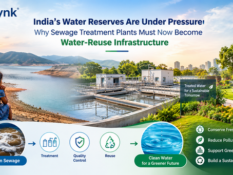 India’s Water Reserves Are Under Pressure: Why Sewage Treatment Plants Must Now Become Water-Reuse Infrastructure