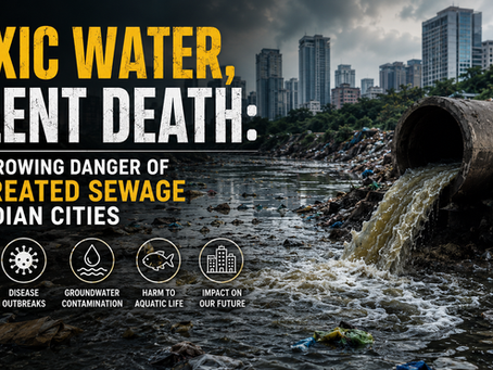Toxic Water, Silent Death: The Growing Danger of Untreated Sewage in Indian Cities