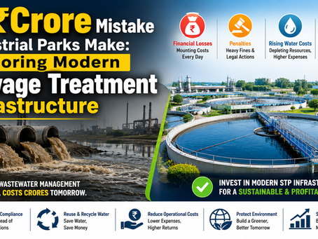 The ₹Crore Mistake Industrial Parks Make: Ignoring Modern Sewage Treatment Infrastructure