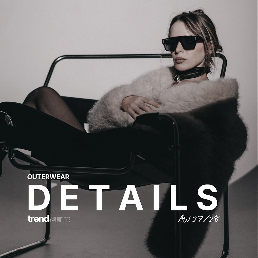 Autumn Winter 2027-28 Womenswear Outerwear Details Forecast