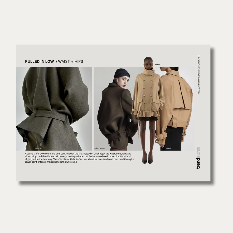Thumbnail: Autumn Winter 2027-28 Womenswear Outerwear Details Forecast