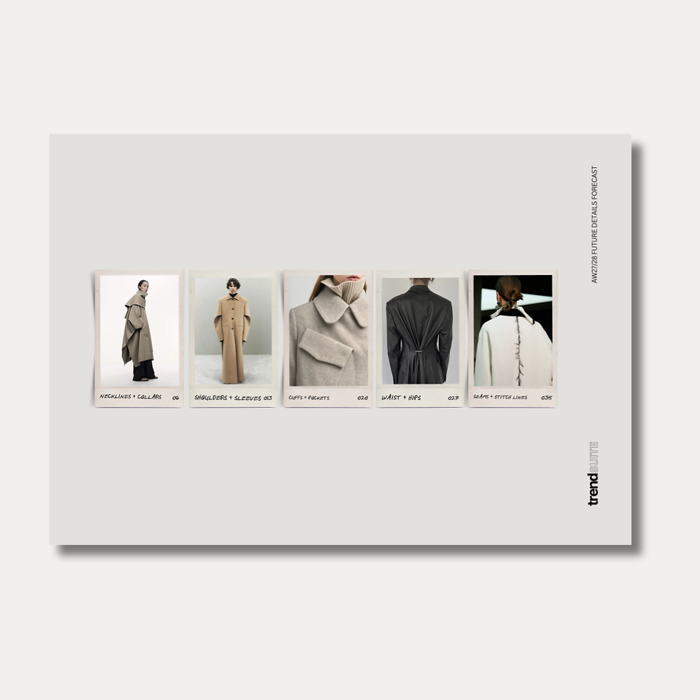 Thumbnail: Autumn Winter 2027-28 Womenswear Outerwear Details Forecast