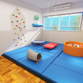 Sala de terapia ocupacional - Núcleo Plural