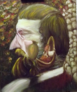 Tablou - Ferdinanf I Intregitorul - Regina Maria 45x55 v2 - Copy