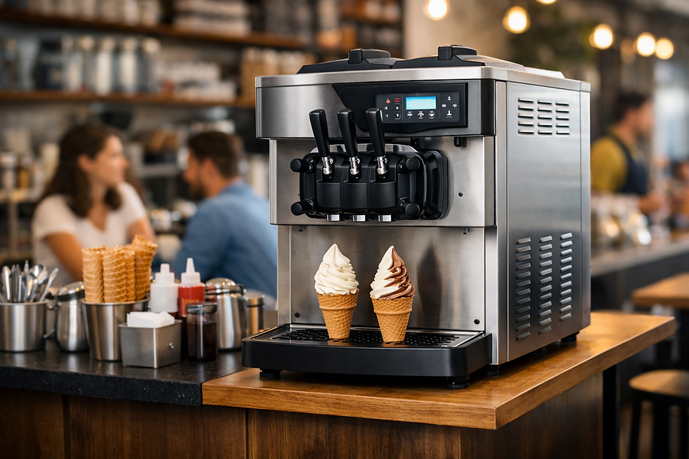 Lágyfagylalt és csavart fagylalt technológia – hogyan működnek a korszerű fagylaltgépek?