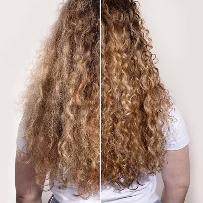 Before and after hair Grand Cayman