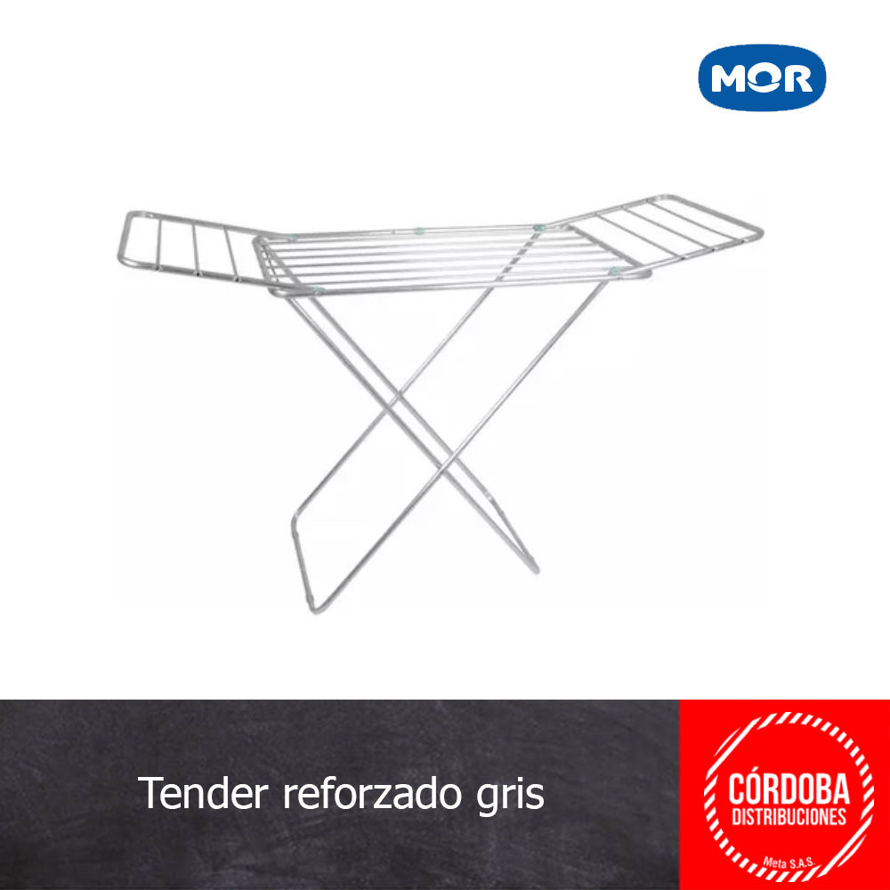Tender de aluminio reforzado con alas gris