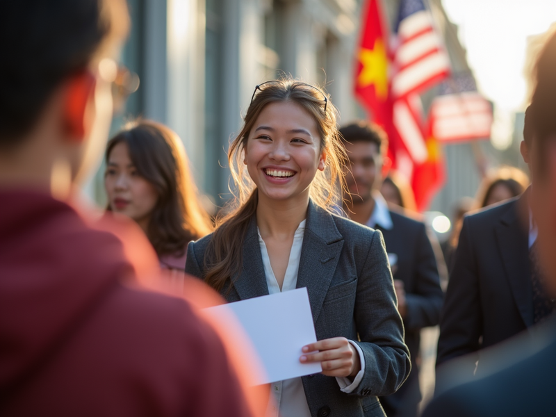 A-student-from-Vietnam-joyfully-receives-their-US-visa-with-the-American-flag-waving-in-the-background