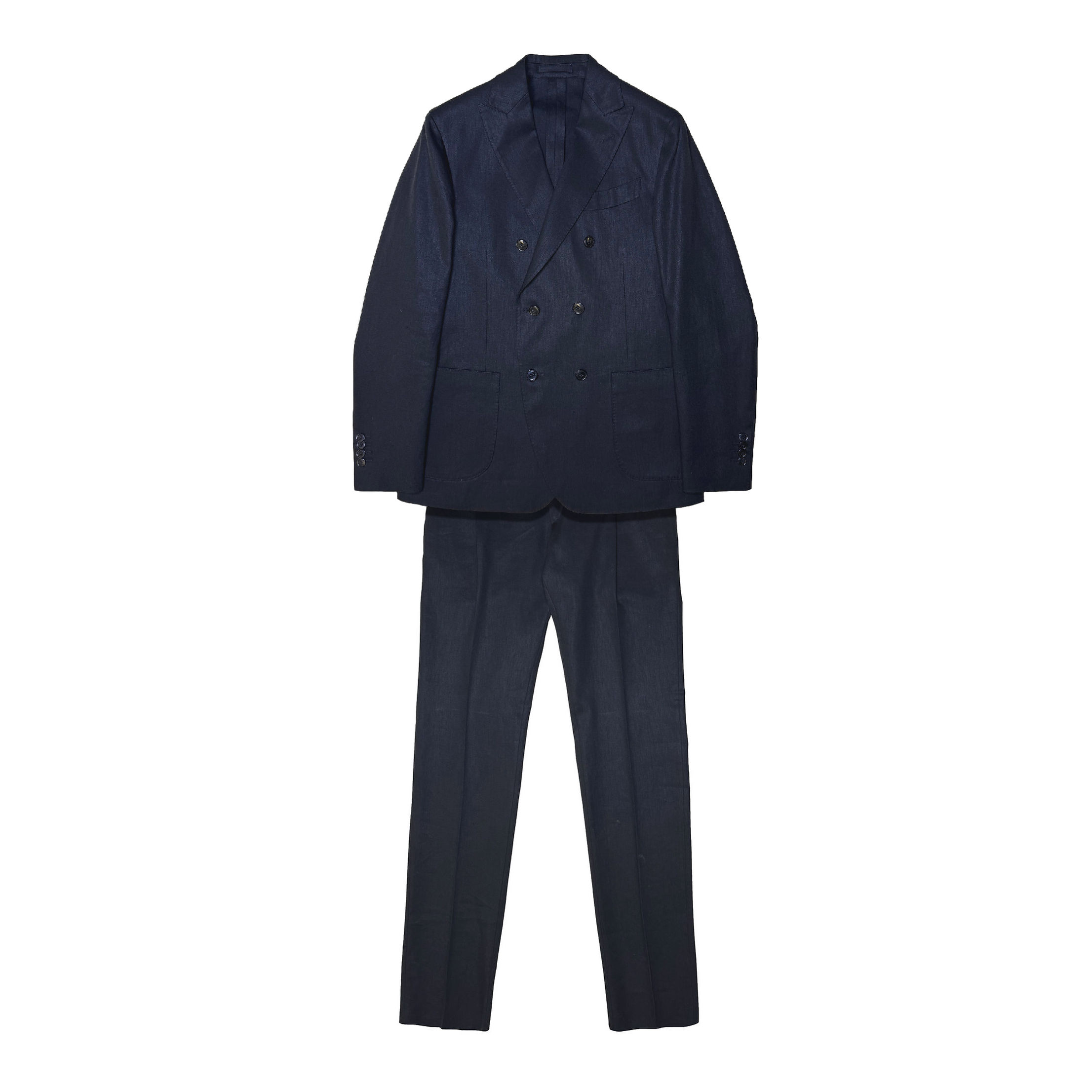 Costume noir en lin