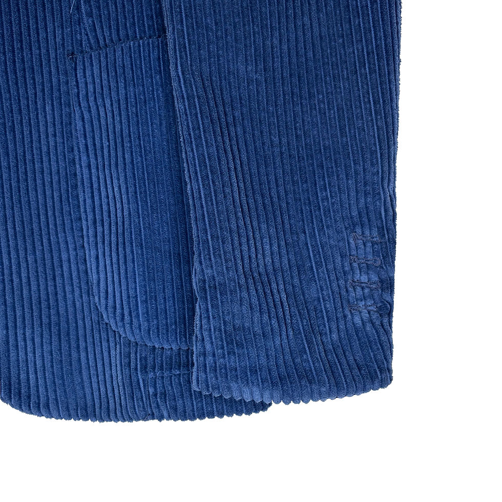 サムネイル： Veste en velours bleue