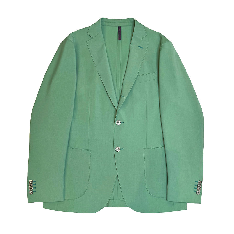 サムネイル： Costume d'été décontracté vert
