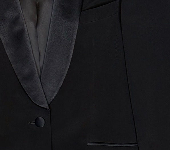 Miniature : Veste de smoking droite femme unisexe