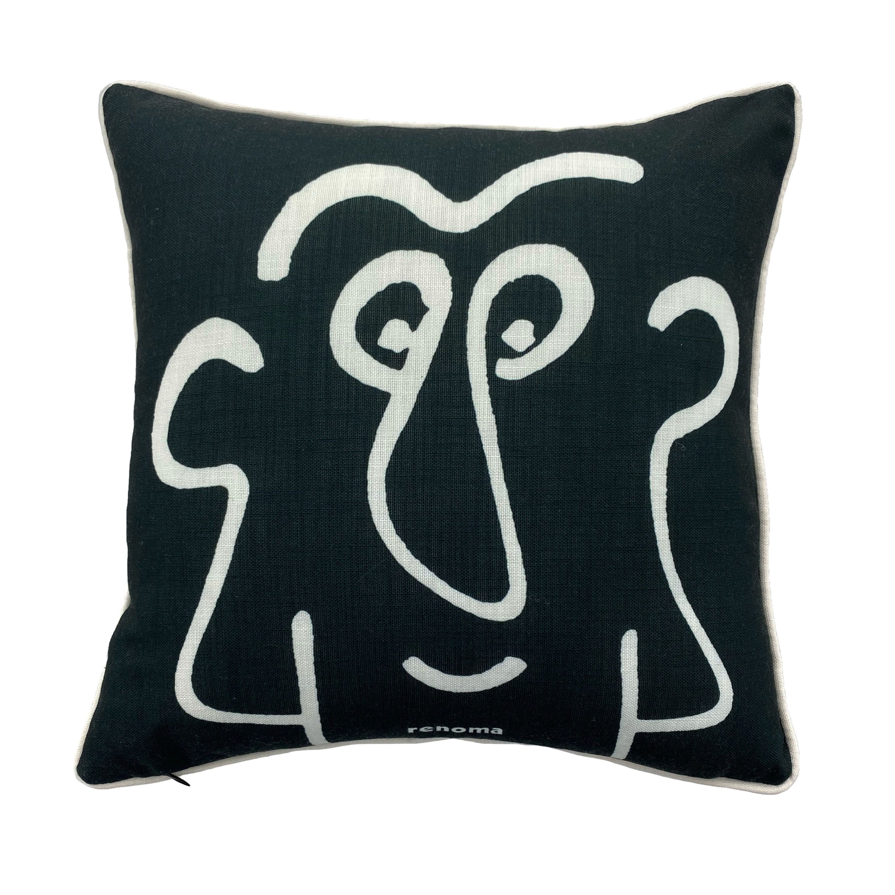COUSSIN CARRÉ MOMO NOIR