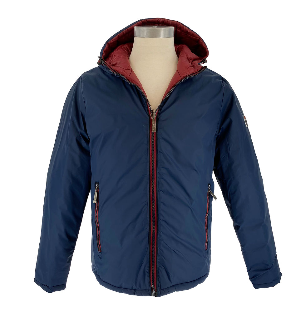 Thumbnail: REVERSIBLE RED AND BLUE DOWN JACKET
