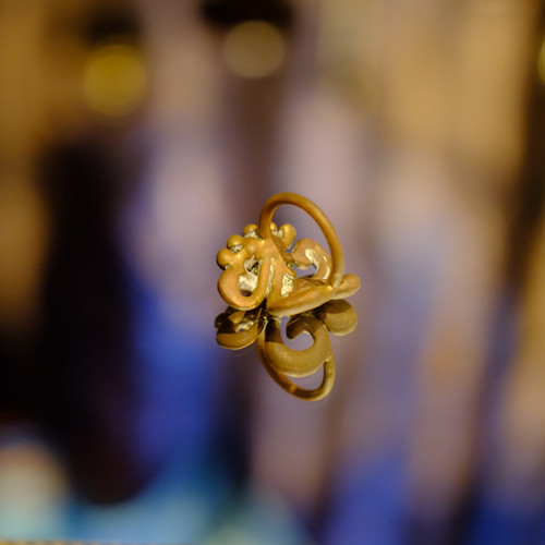 Vintage Brass Art Ring JP#12.5 | qosmos