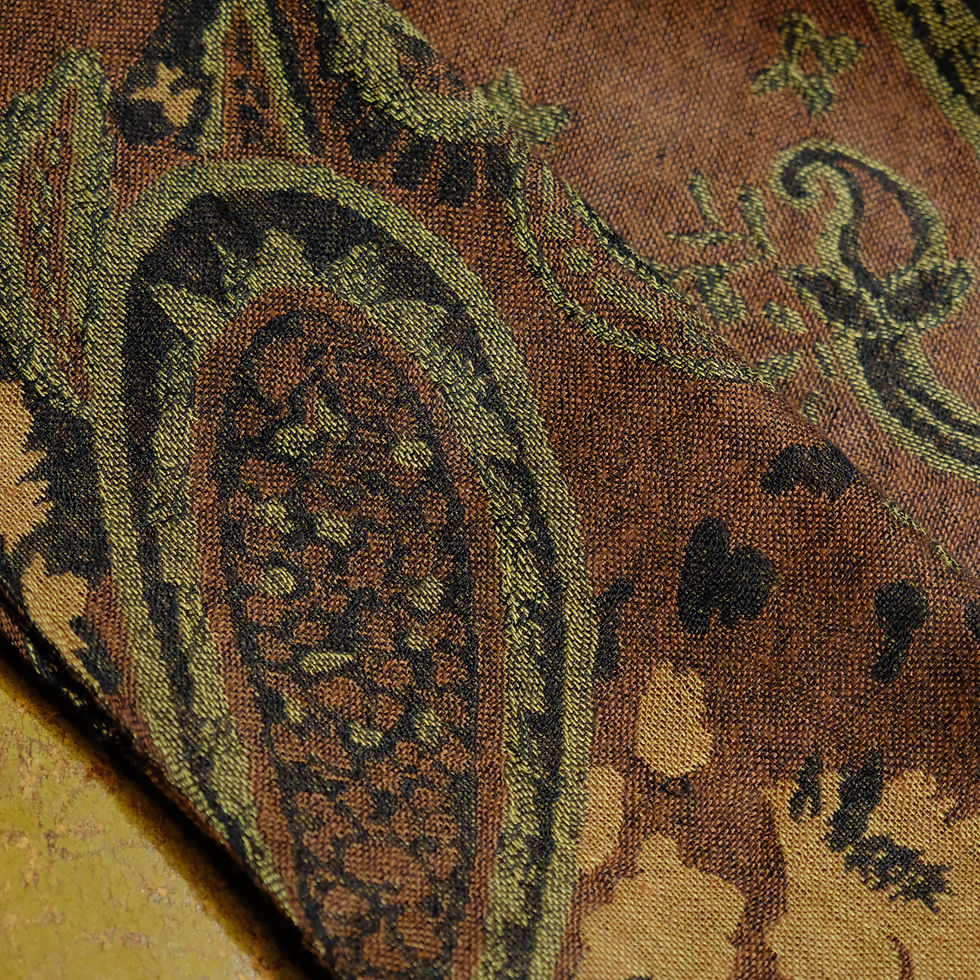 Thumbnail: Paisley & Leopard Stole 175x61cm
