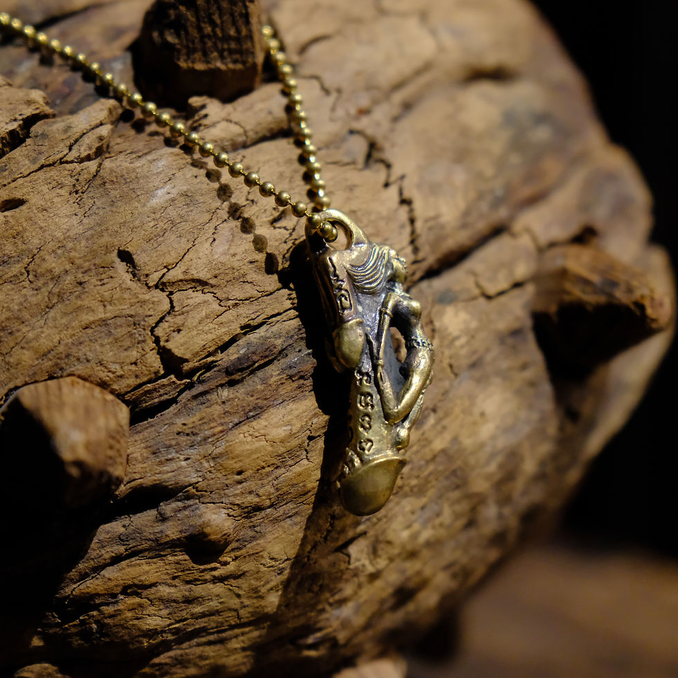 Thumbnail: Tribal Erotic Pendant Necklace