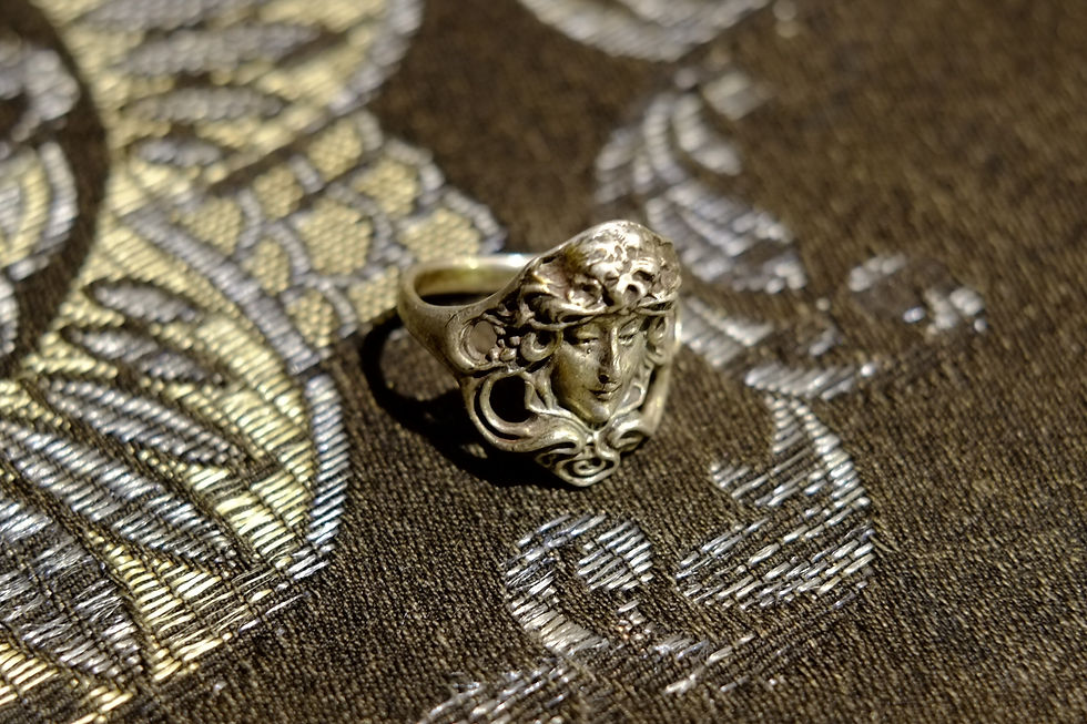 Thumbnail: Vintage Silver Ring JP13.5-14
