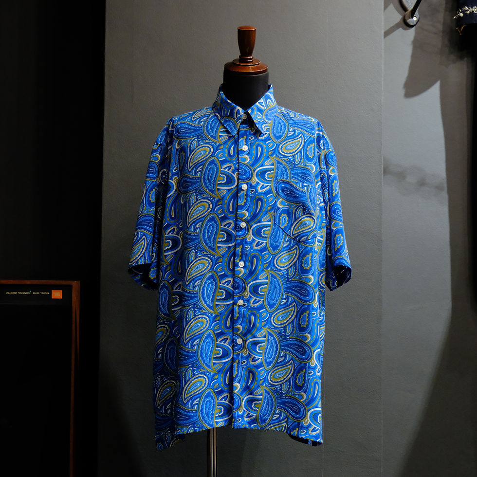 サムネイル： 1980-1990s Vintage "Psychedelic Paisley" Shirt L-XL