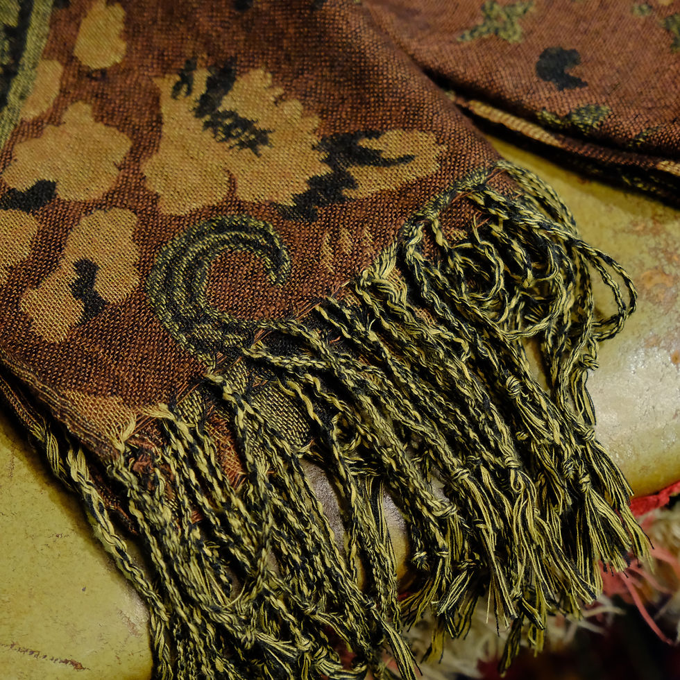 Thumbnail: Paisley & Leopard Stole 175x61cm