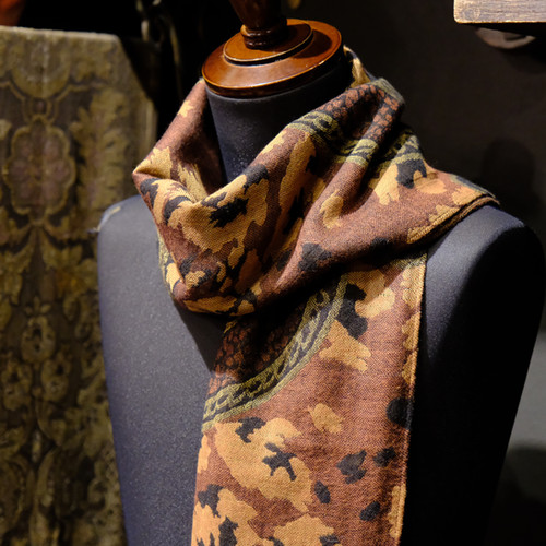 Paisley & Leopard Stole 175x61cm | qosmos