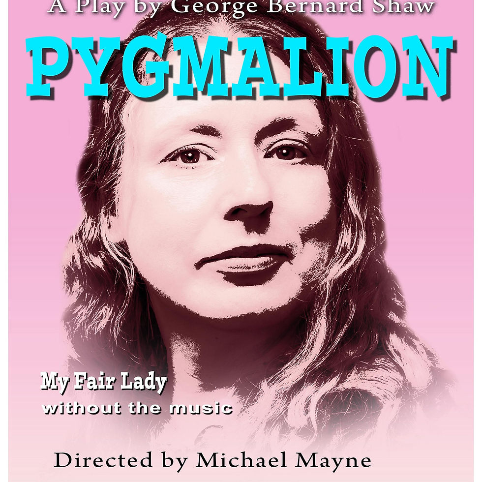 Poster design for 'Pygmalion' (c) Caxton Theatre
