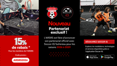 Partenariat officiel avec Soccer iQ Taschereau