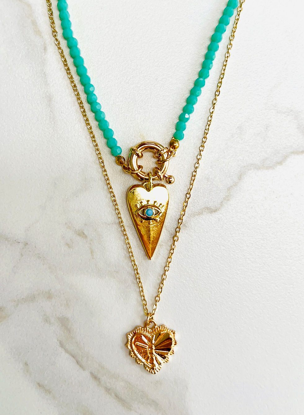 Thumbnail: Green Eyes Necklace 