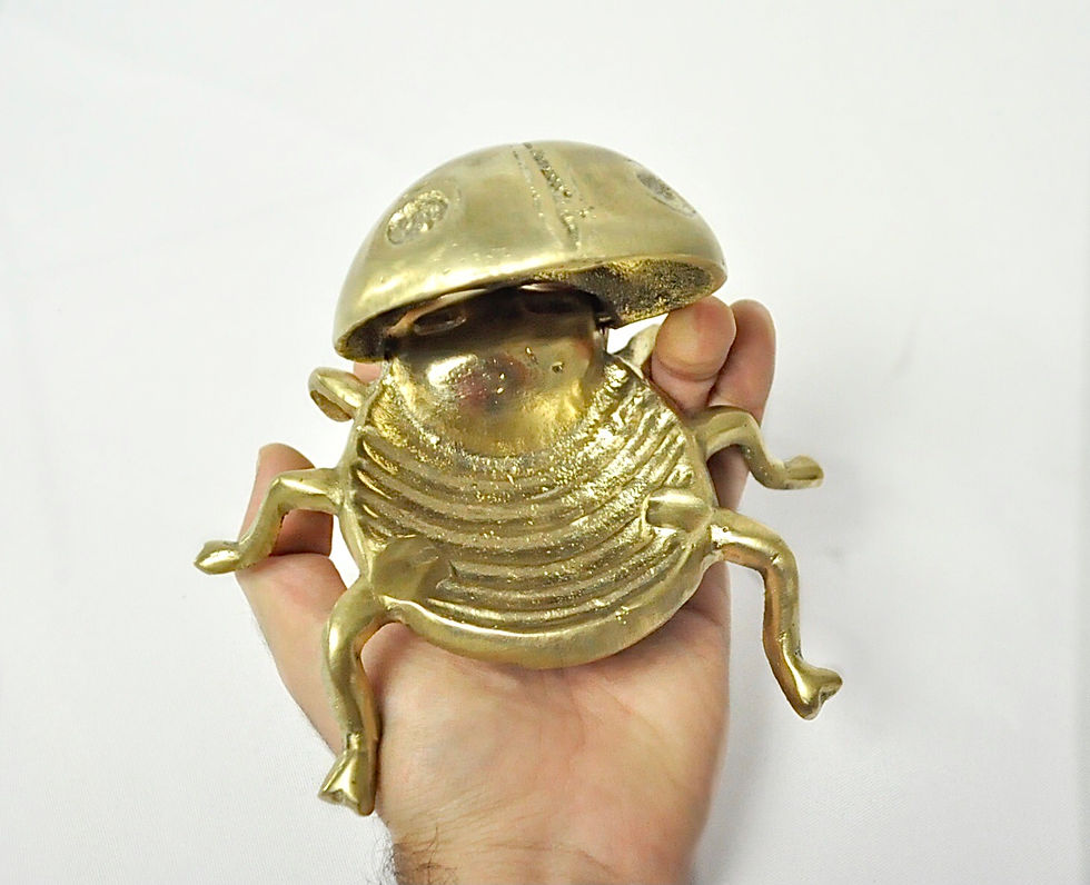 Miniatura: Cinzeiro/Porta Objetos em Latão - Joaninha